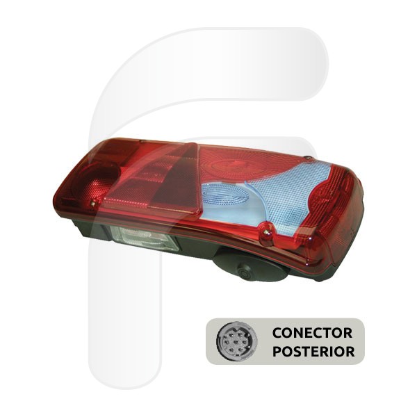 REAR LAMPS REAR LAMPS WITH TRIANGLE WITH RETRO-ALARM ORIGINAL LC8 RIGHT